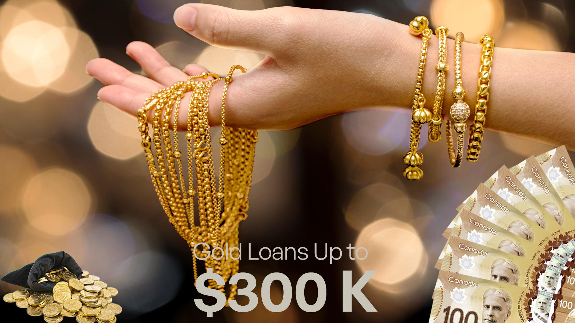 Asset backed gold loan using gold jewellery and luxury assets as collateral