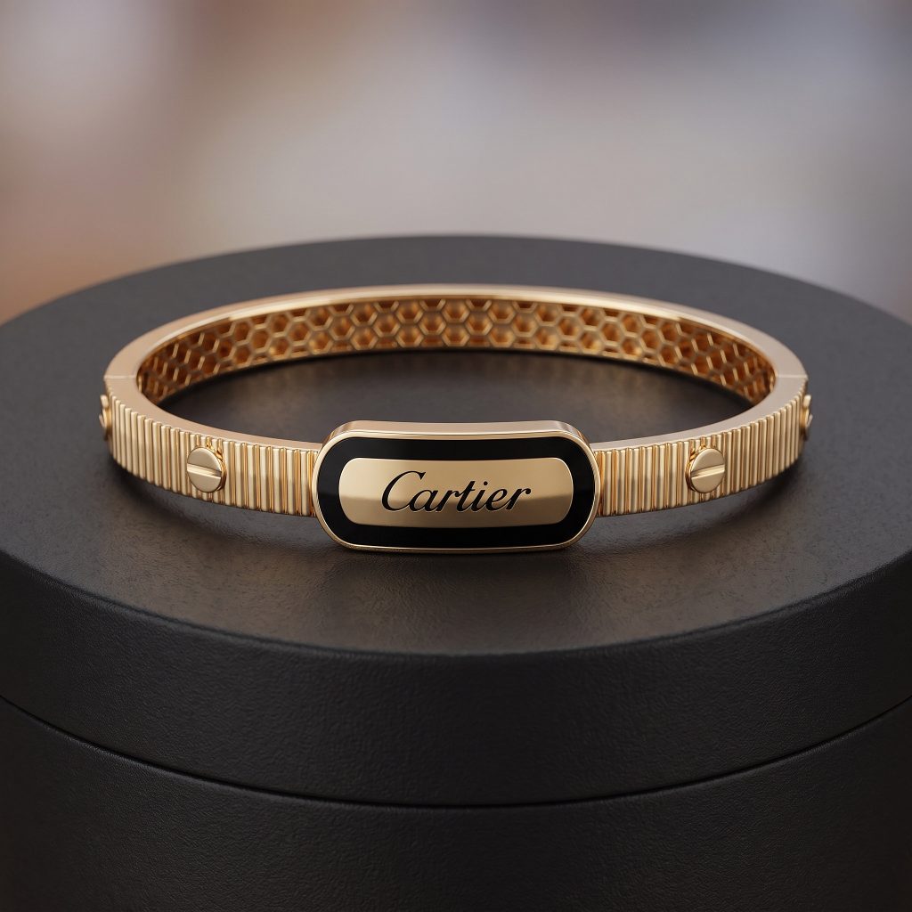 Cartier-Style-Yellow-Gold-Bracelet