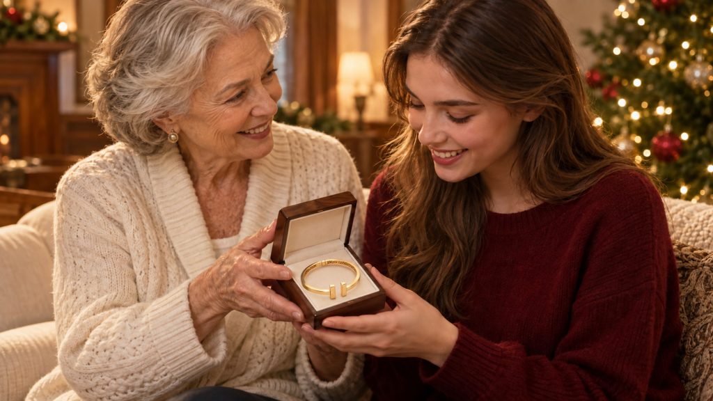 Christmas gold gifts for grandchildren at Nojomi Gold & Jewels
